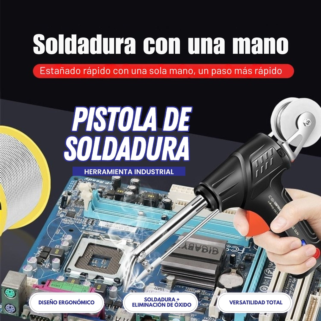 PISTOLA DE SOLDADURA EN CALIENTE 2 EN 1