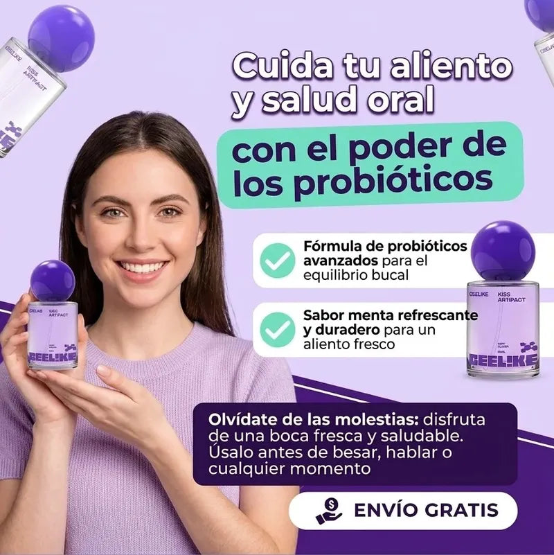 SPRAY ORAL PROBIÓTICO 20ML - ALIENTO FRESCO Y CUIDADO BUCAL
