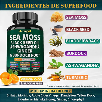 SEA MOSS 18 EN 1 - COMPRA 1 RECIBE 1 GRATIS