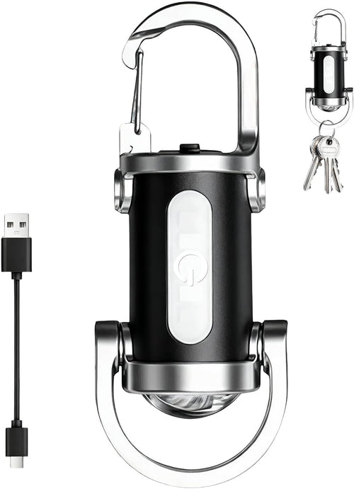 Mini Lineterna Llavero 1200 LM POWERBANK 2x1