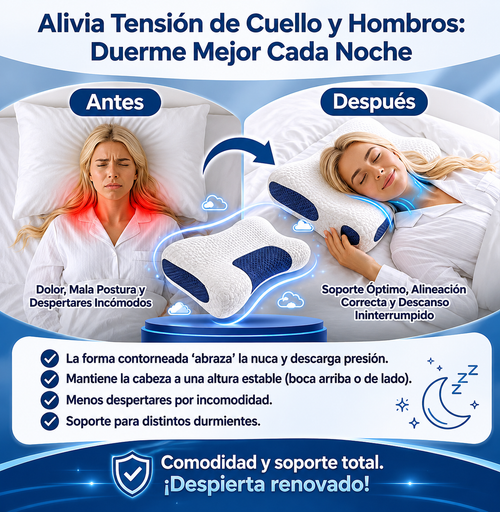 ALMOHADA ERGONOMICA ORTOPEDICA