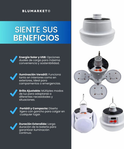 SOLUX - Luz solar LED Recargable