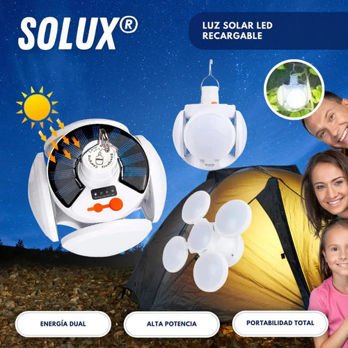 SOLUX - Luz solar LED Recargable