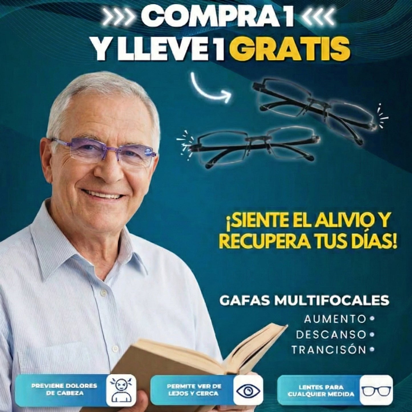 Lentes Multifocales |Compra 1 Recibe 1 Gratis|